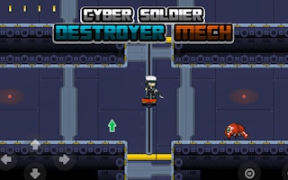 Cyber Soldier Destroyer Mech - Robot Battle Platformer