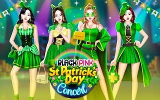 Black Pink St. Patrick's Day Concert Dress Up Game