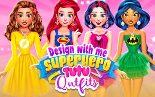 Design With Me SuperHero Tutu Outfits Dress Up Game