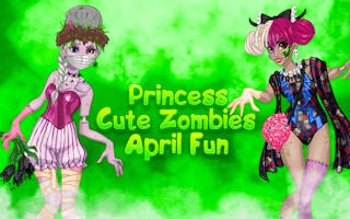 Princess Cute Zombies April Fun - Zombie Makeover Game