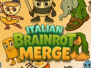 Italian Brainrot Merge Online Puzzle Game