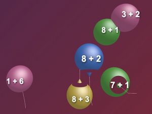 Balloon Pop Addition 3D Online Game