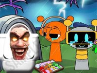 Sprunki Castle Panic Skibidi Toilet Online Escape Game