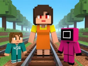 Squid Game: Craft Runner Online Game