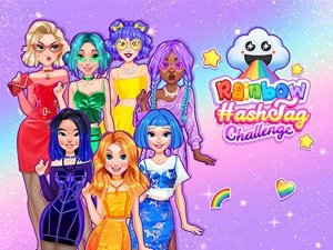 Rainbow Color Dress-Up Game