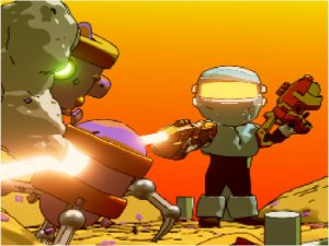 Run Blaster Robots Action Game