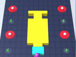Color Cubes Saw 3D Puzzle Game