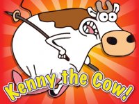 Kenny the Cow Skiing Race
