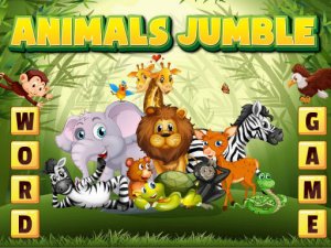 Animals Jumble Puzzle Game