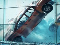 Stunt Car Crash Glass Online Arcade Game