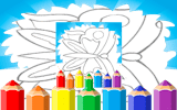 Butterfly Coloring Pages Kids - Free Online Coloring Game