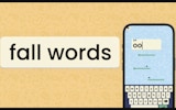 Fall Words: Physics Typing Puzzle
