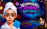 Wednesday Addams Beauty Salon - Gothic Makeover Game