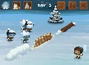 Frosty Snow Toss Challenge