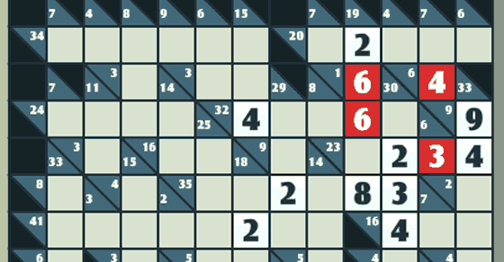 Sum Logic Grid Puzzle